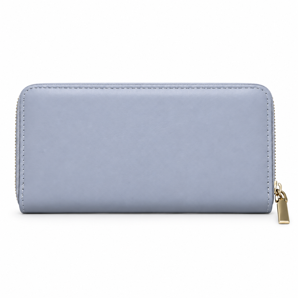 Geometric Pattern Zipper Wallet