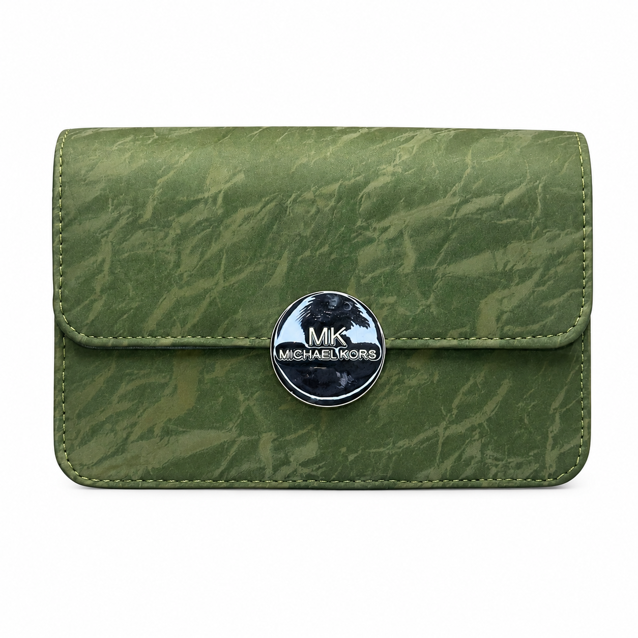 Marbled Flap Clutch Bag