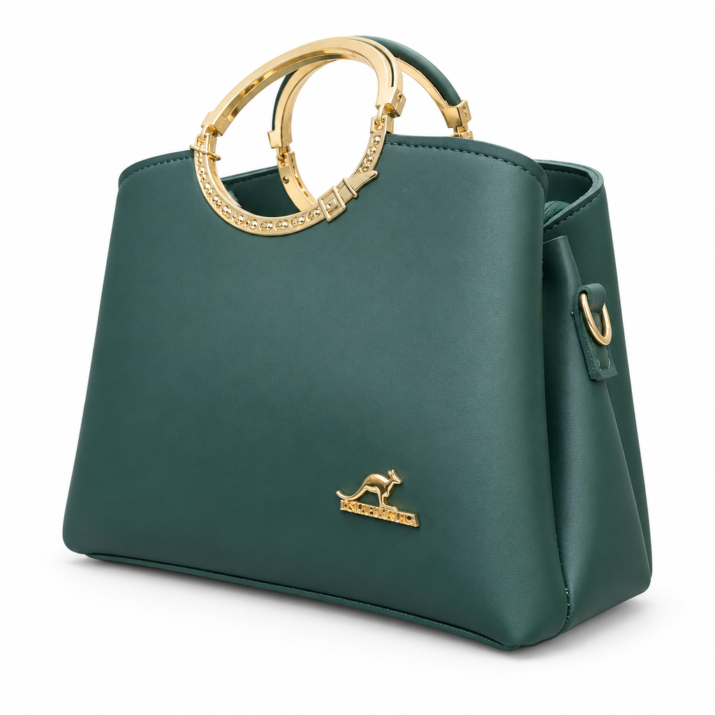 Ring-Handle Handbag