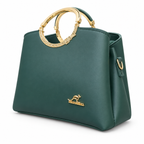 Ring-Handle Handbag