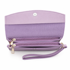 Scalloped Flap Wristlet Clutch