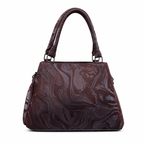 Marbled Structured Handbag