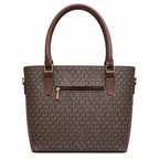 All-Over Patterned Structured Tote Bag MK