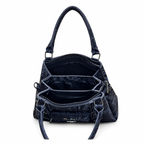 Marbled Structured Handbag