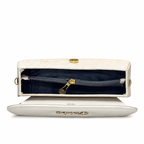 Pleated Textured Flap Chain Shoulder Bag
