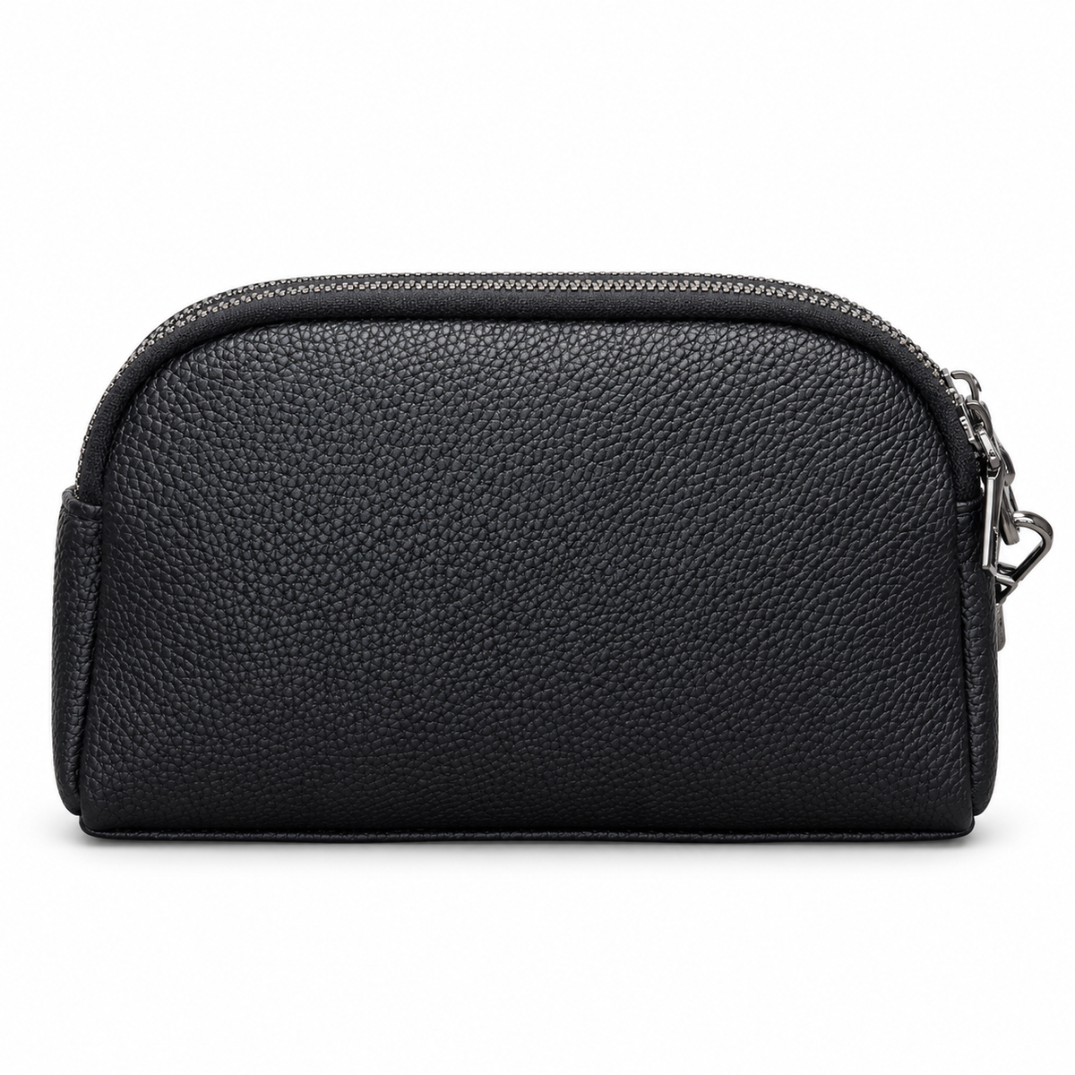 Textured Mini Zipper Pouch with Strap