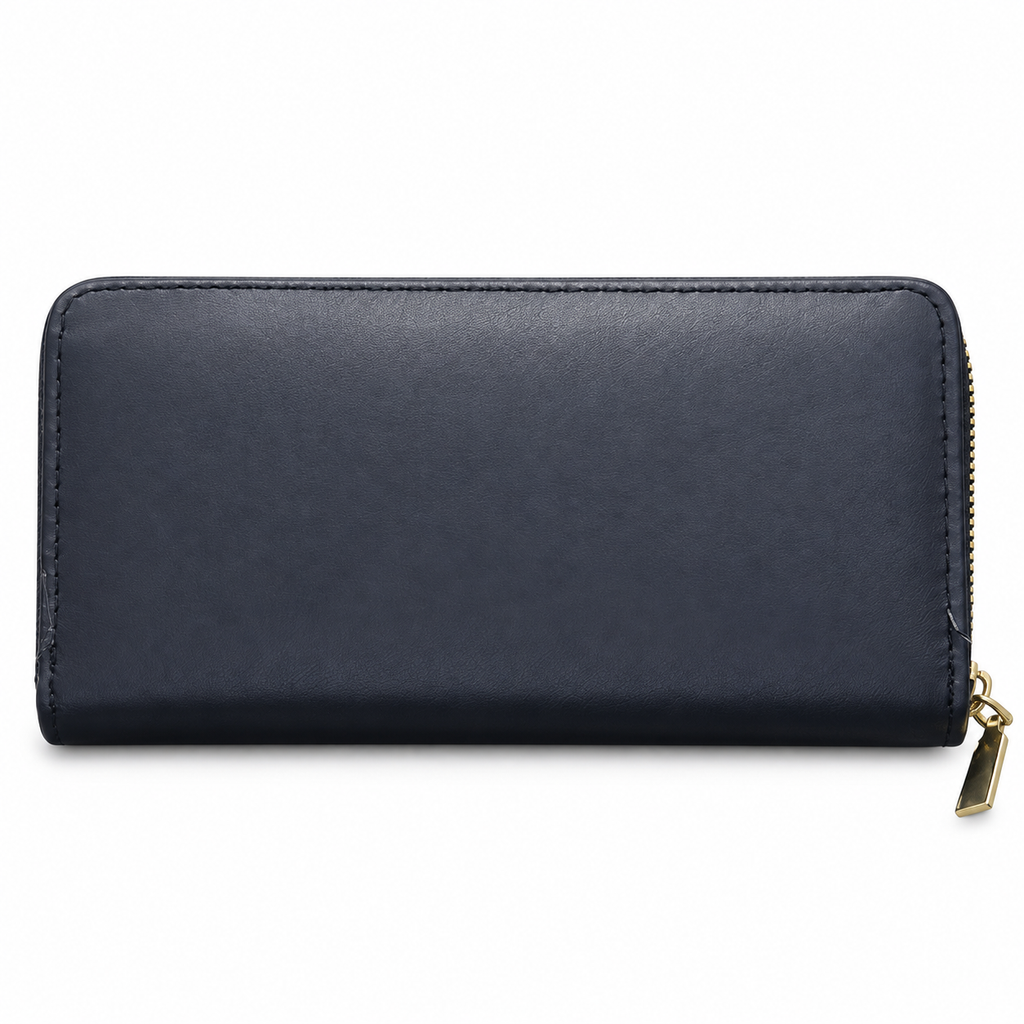 Geometric Pattern Zipper Wallet