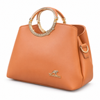 Ring-Handle Handbag