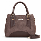 Structured Embossed Mommy Tote Bag