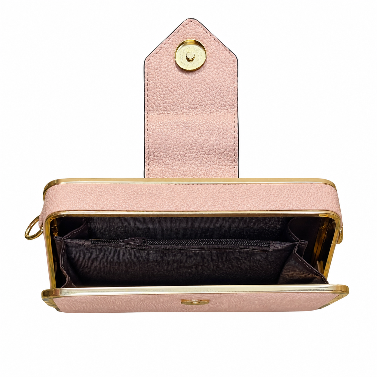 Quilted Frame Envelope Clutch