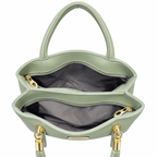 Patterned Top-Handle Handbag