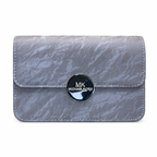 Marbled Flap Clutch Bag