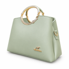 Ring-Handle Handbag