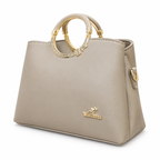 Ring-Handle Handbag
