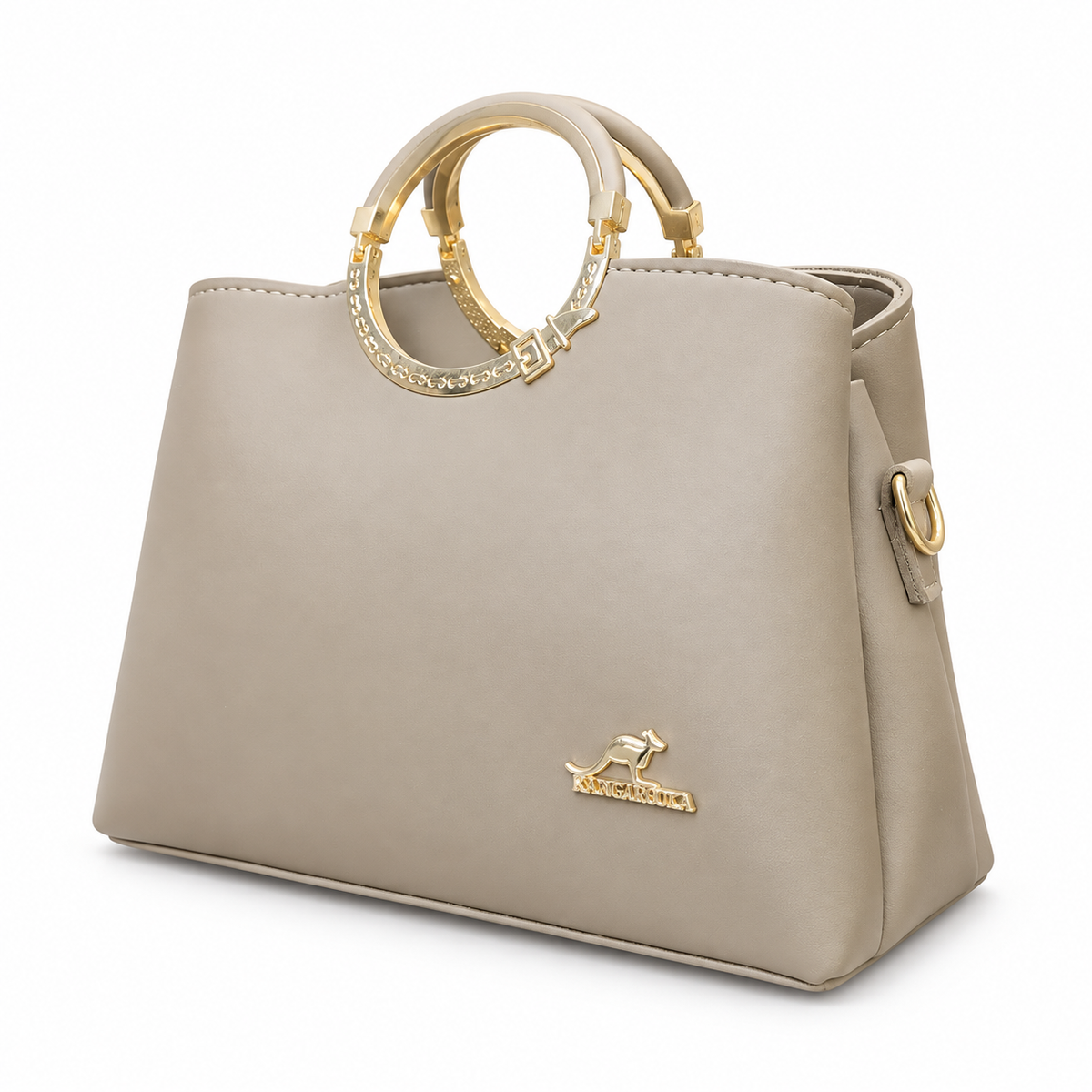 Ring-Handle Handbag