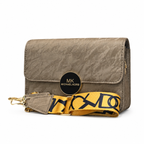 Marbled Flap Clutch Bag