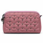 Quilted Beaded Zipper Clutch