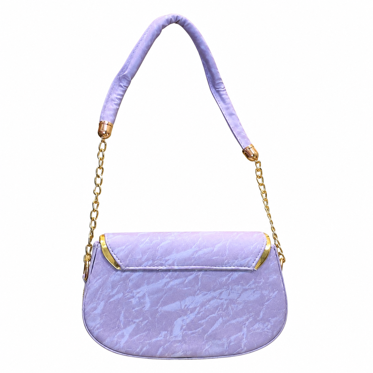 Light Marbled Chain-Shoulder Bag