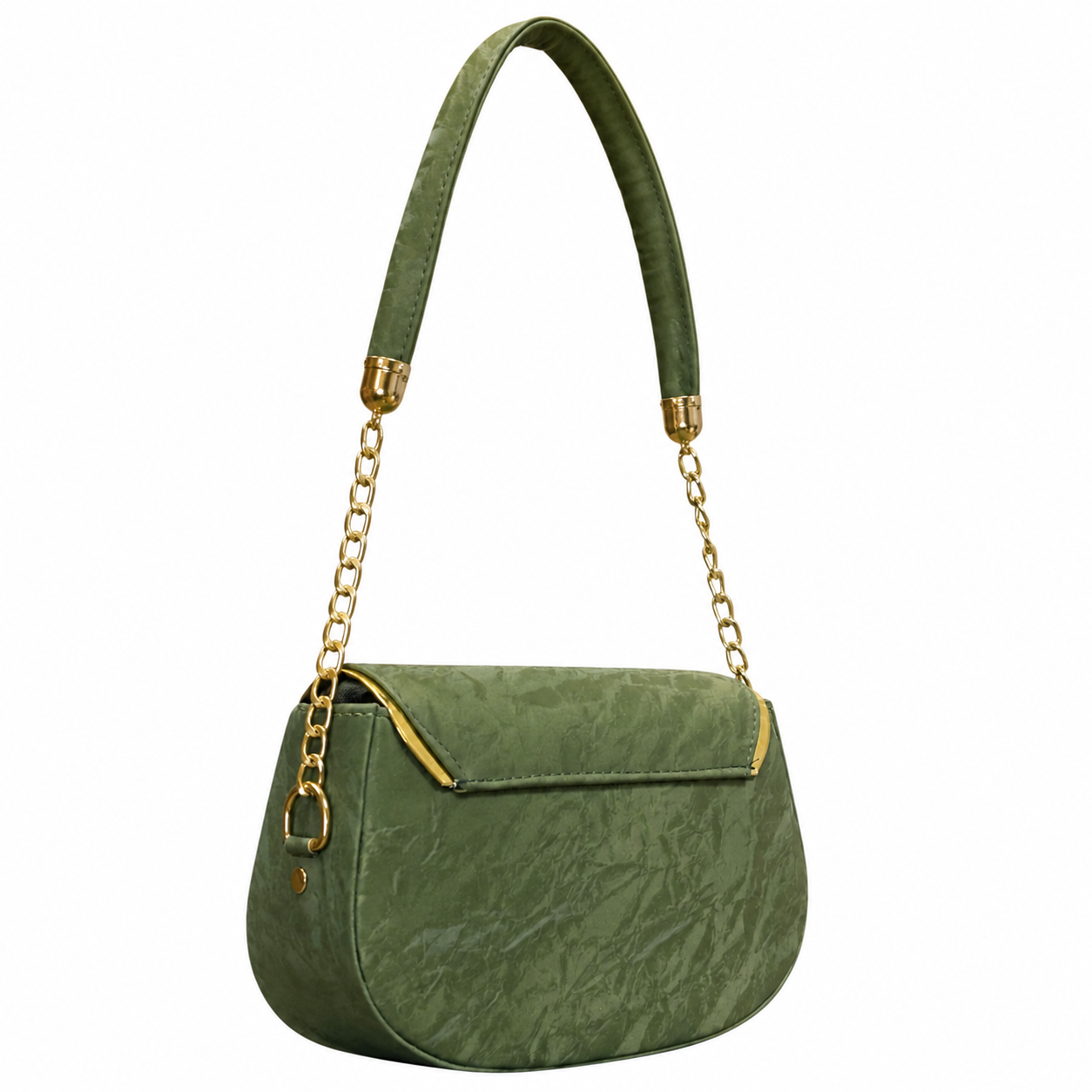 Light Marbled Chain-Shoulder Bag