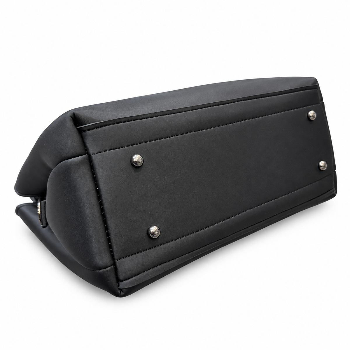 Top-Handle Handbag with Detachable Pouch