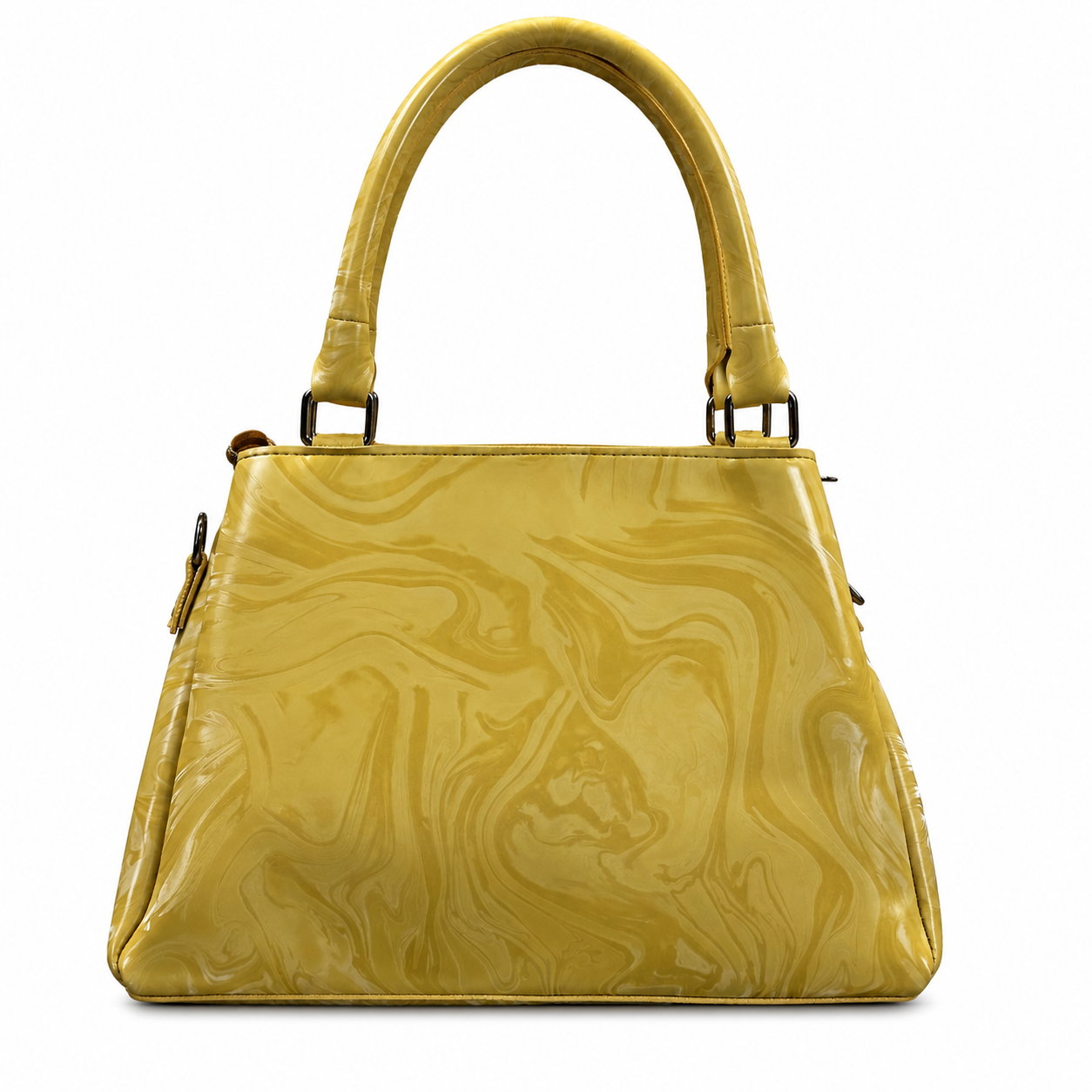 Marbled Structured Handbag