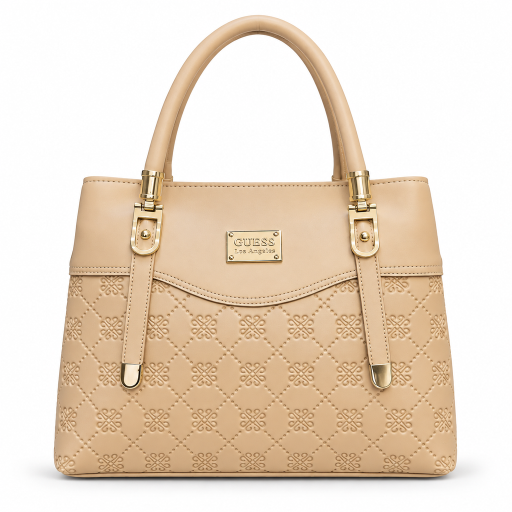 Patterned Top-Handle Handbag