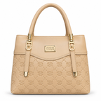 Patterned Top-Handle Handbag