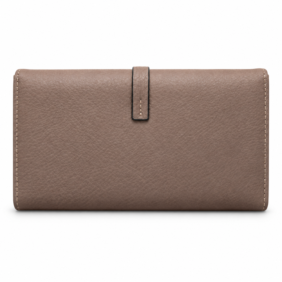 Textured Flap Clutch Wallet with Tassel Detail