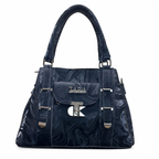 Marbled Structured Handbag