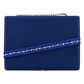Crystal-Detail Envelope Chain Shoulder Bag