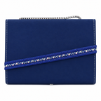 Crystal-Detail Envelope Chain Shoulder Bag