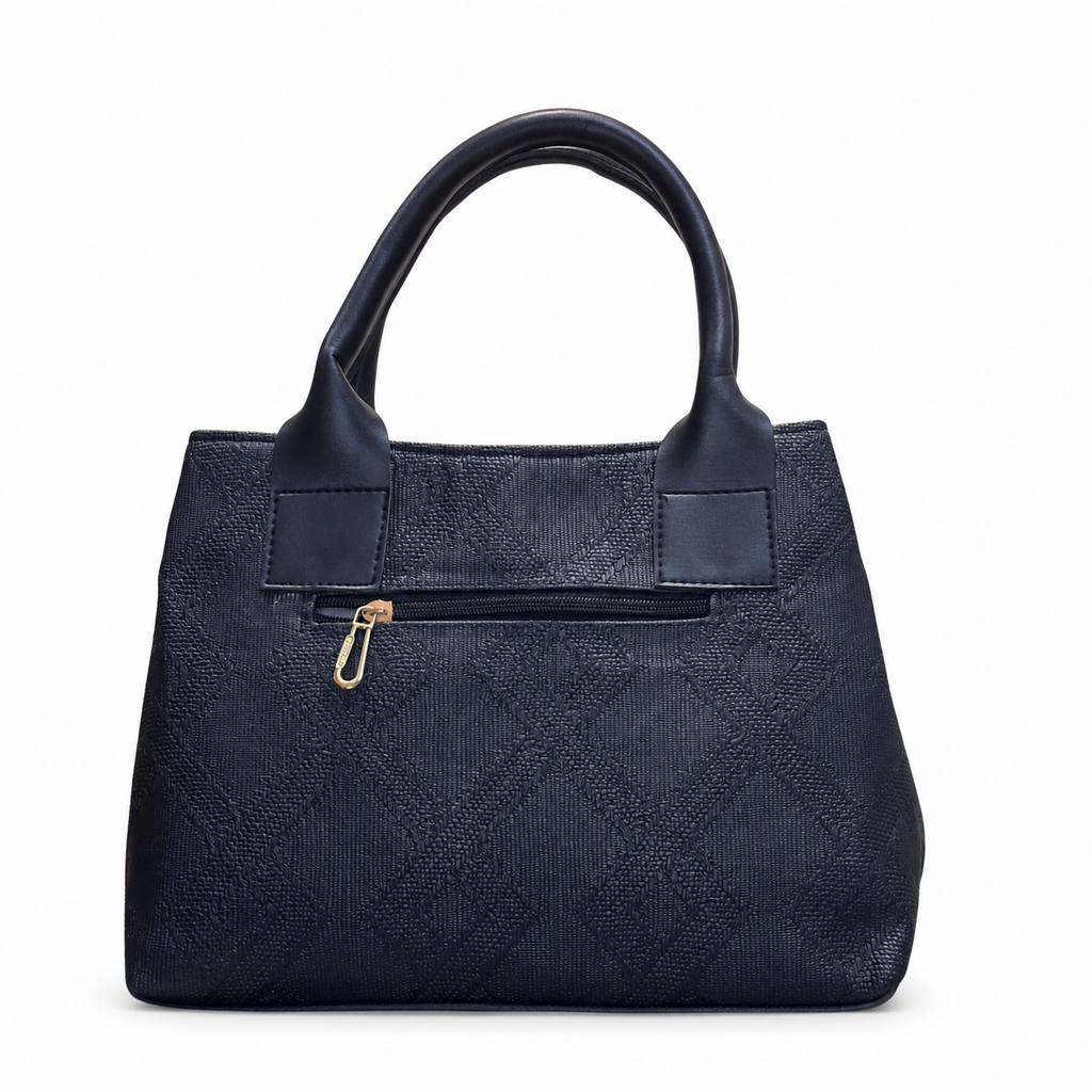 Structured Embossed Mommy Tote Bag