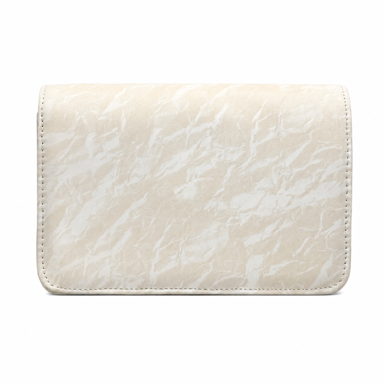 Marbled Flap Clutch Bag