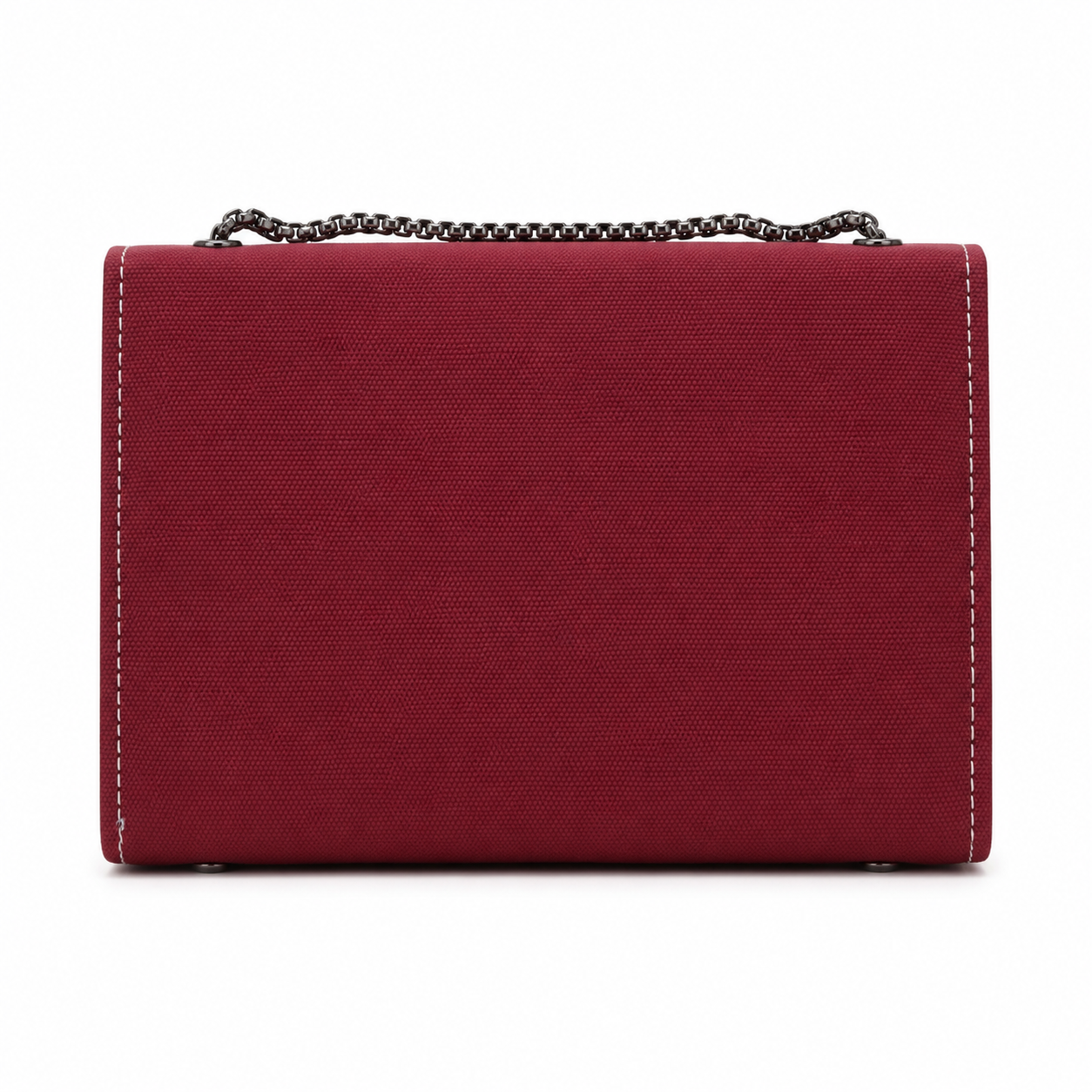 Textured Flap Chain Shoulder Bag