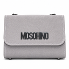 Textured Logo-Accent Flap Shoulder Bag