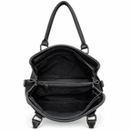 Top-Handle Handbag with Detachable Pouch