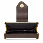 Quilted Frame Envelope Clutch