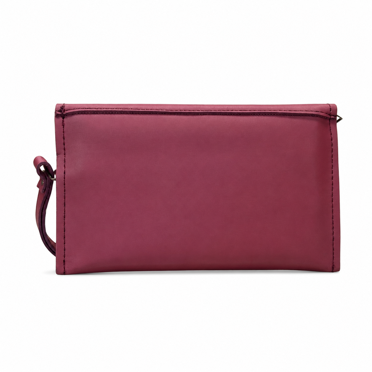 Scalloped Flap Wristlet Clutch