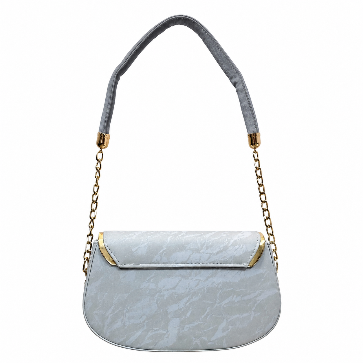 Light Marbled Chain-Shoulder Bag