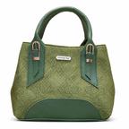 Structured Embossed Mommy Tote Bag