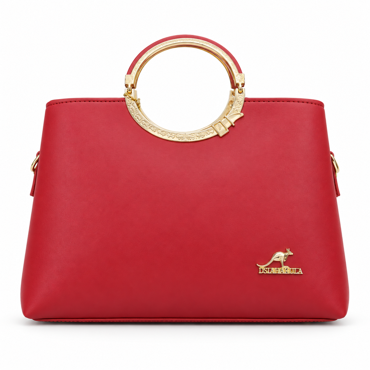 Ring-Handle Handbag