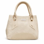 Structured Embossed Mommy Tote Bag