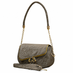 Light Marbled Chain-Shoulder Bag