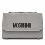 Textured Logo-Accent Flap Shoulder Bag