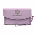 Scalloped Flap Wristlet Clutch