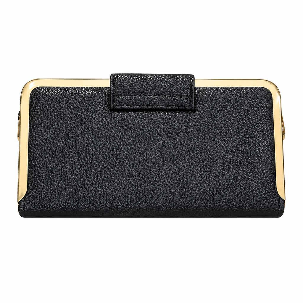 Quilted Frame Envelope Clutch
