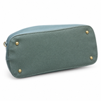 Structured Handbag with Matching Accessory Pouch