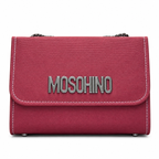 Textured Logo-Accent Flap Shoulder Bag