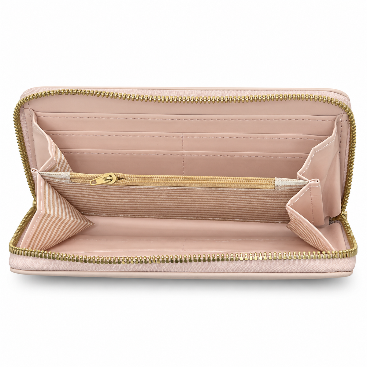 Geometric Pattern Zipper Wallet