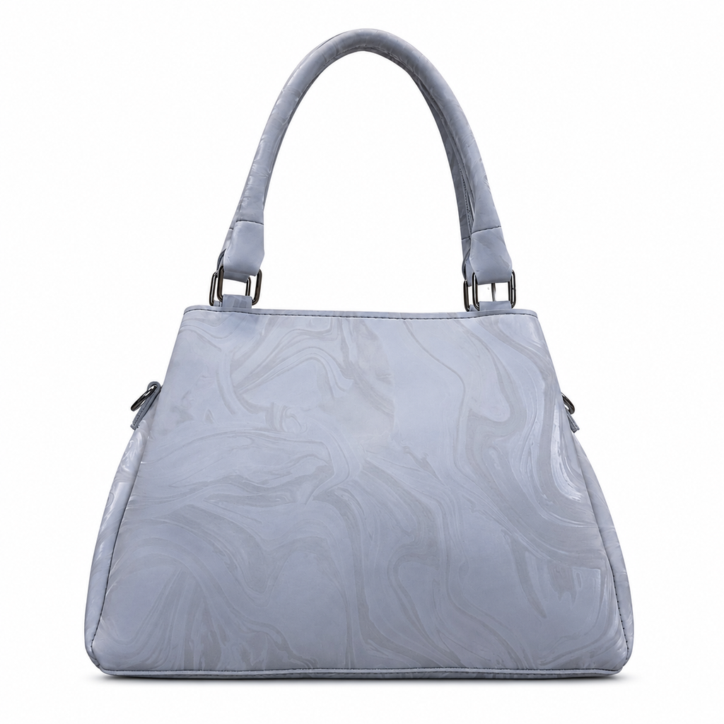 Marbled Structured Handbag